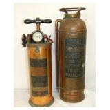 BRASS FIRE EXTINGISHERS