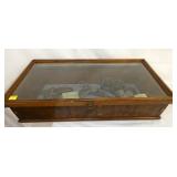 SLANT FRONT SHOWCASE 30X7