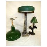 ENAMEL STATION LIGHT, SODA BAR STOOL,ETC