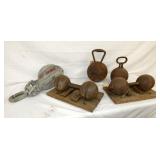 EARLY CAST HORSE HITCHING POST