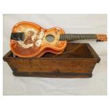 ROY ROGERS QUITAR,WOODEN BOX