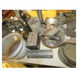 CLOSEUP EARLY TIN WARE