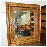 OAK GOLD GILDED MIRROR