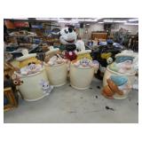 VARIOUS COOKIE JARS