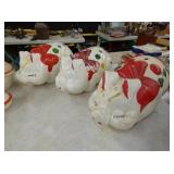 COLLECTION PIG,BANKS,SHAKERS,COOKIE JAR