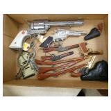 COLLECTION TOY CAP PISTOLS AND OTHERS