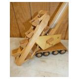 CLOSEUP WOODEN CHILDS TOY