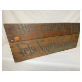 WOODEN ADV. SOAP BOX 28X14