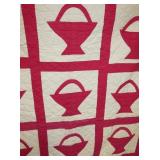 CLOSEUP BASKET PATTERN QUILT
