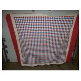 EARLY BLOCK PATTERN HANDMADE QUILT