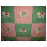 CLOSEUP HANDMADE QUILT