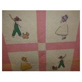 CLOSEUP HANDMADE QUILT