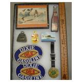 DIXIE GASOLINE PATCHES, ADV. ITEMS ETC