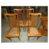 CLOSEUP OAK CHAIRS
