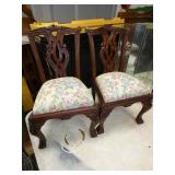 2 DOLL CHIPINDALE CHAIRS