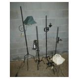 WROUGHT IRON FLOOR LAMPS