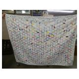 EARLY HANDMADE RING QUILT