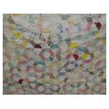 CLOSEUP NICE HANDMADE QUILT