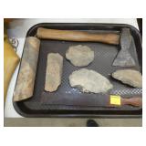 NATIVE AMERICANA ITEMS, HATCHET