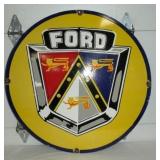 30IN. PORC. FORD CONTEMPORARY SIGN 