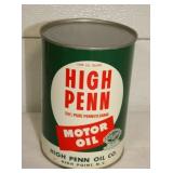 1 QT. HIGH PENN MOTOR OIL CAN 