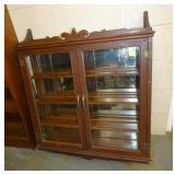 31X37 HANGING GLASS DOOR WALL SHELF 