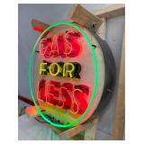 SIDE VIEW NEON GAS 30IN SIGN