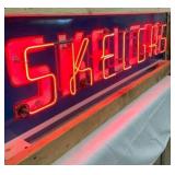 NEON SKELGAS SIGN DOUBLE SIDED