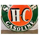 6FT. PORC. SINCLAIR HC GASOLINE DS SIGN