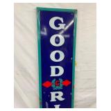 VERTICAL SELF FRAMED SIGN