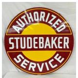 42IN PORC. DS STUDEBAKER DEALER SIGN