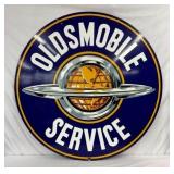 5FT. PORC. DS OLDSMOBILE SIGN