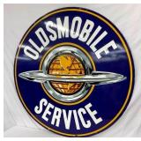 5FT. PORC. DS OLDSMOBILE SIGN