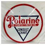42IN PORC. POLARINE SIGN