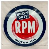 PORC. DS 34IN RPM MOTOR OIL SIGN