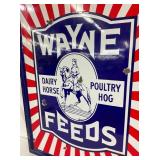 PORC. WAYNE FEEDS COOKIE CUTTER SIGN