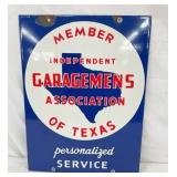 PORC. DS TX MEMBER GARAGEMENS SIGN