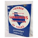 PORC. DS TX MEMBER GARAGEMENS SIGN