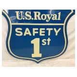 HEAVILY EMBOSSED SIGN