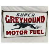 PORC. DS GREYHOUND MOTOR FUEL SIGN