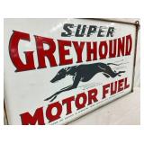 CLOSEUP NICE SIGN W/ GREYHOUND
