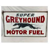 SIDE 2 PORC. GREYHOUND SIGN