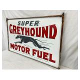 PORC. DS GREYHOUND MOTOR FUEL SIGN