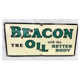 PORC. BEACON OIL SIGN 49X23