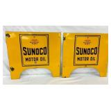 LOT OF 2 SUNOCO RACK SIGNS