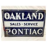 SIDE 2 PORC. PONTIAC DEALER SIGN