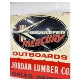 KIEKHAEFER MERCURY OUTBOARDS DEALER SIGN