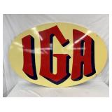PORC. COOKIE CUTTER IGA SIGN