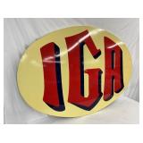 NICE COLOR IGA SIGN