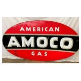 SIDE 2 PORC. AMERICAN AMOCO GAS SIGN